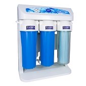 Фильтр обратного осмоса Aquafilter ELITE7GP на станине с помпой и мембраной 75GPD - фото