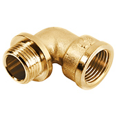 Колено латунное General Fittings 3/4''ВР-3/4''НР - фото