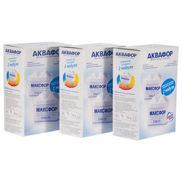 Картридж для глечика Аквафор Максфор В25 (В100-25) (комплект з 6-ти штук) - фото