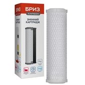 Картридж с активированным углем БРИЗ Карбон Ø70x250мм 45°C (очистка от хлора, органических загрязнений) BRK0297 - фото