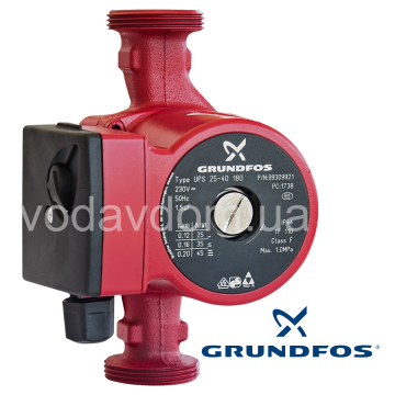 Циркуляційний насос Grundfos UPS 25-40 180 1х220 (99309921) - фото