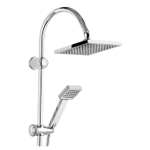 Комплект с верхним душем FERRO Squerto NP22 (тропический дождь) - фото