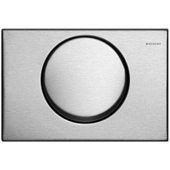 Смывная клавиша (панель) Geberit Delta 15 нержавейка (115.101.00.1) - фото