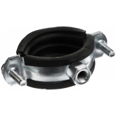 Хомут металлический с изоляцией Erico Macrofix 39-46 (1 1/4'') M8 - фото