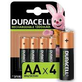 Аккумулятор Duracell Recharge AA 1300 мА·ч 4 шт - фото