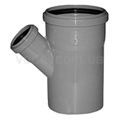 Канализационный тройник Ostendorf ПП d110хd75 угол 45° (115210) - фото