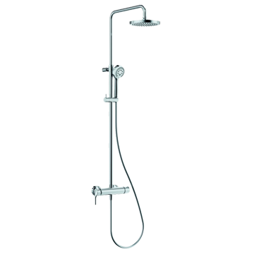 Душова система з обмежувачем гарячої води Kludi Logo Dual 6808505-00 - фото