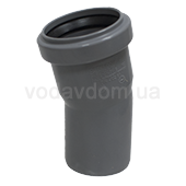 Отвод (колено) Ostendorf ПП d50 угол 15° (112100) - фото