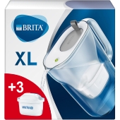 Фильтр-кувшин Brita Style XL LED (серый) 3.6/2.4л (кувшин + 3 картриджа) - фото