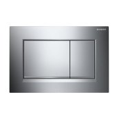 Смывная клавиша (панель) Geberit Sigma 30 хром матовий (115.883.KN.1) - фото