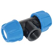 Тройник с внутренней резьбой Supra d32x3/4''ВР - фото