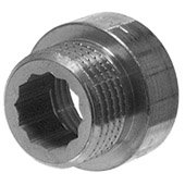 Латунный удлинитель ВР-НР General Fittings 1/2'' 15 мм (хром) - фото