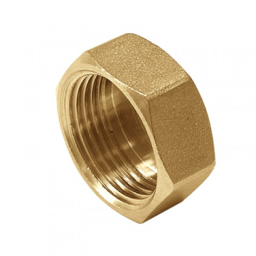 Латунная заглушка с внутренней резьбой General Fittings 1/2'' ВР - фото