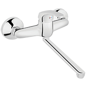 Смеситель для ванной (настенный) FERRO BASIC BBC5 - фото