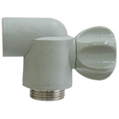 Шаровый кран для радиатора угловой KAS d20 мм (9633702) - фото