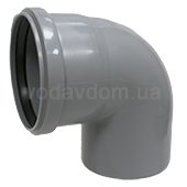 Отвод (колено) Ostendorf ПП d110 угол 87° (115140) - фото