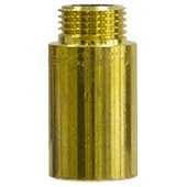 Латунный удлинитель ВР-НР General Fittings 3/4'' 40 мм - фото