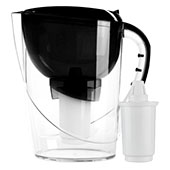 Фильтр-кувшин Гейзер Корус (черный) (кувшин + 2 картриджа) - фото