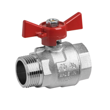 Кран шаровой Bonomi TAMIGI Ø1/2'' ВЗ PN40 -10°C/+120°C "бабочка" 76070004R - фото