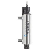 УФ установка для обеззараживания воды VIQUA TAP VT1/2 13Вт G1/2'' 0.2-0.4 м3/час 40°C 8bar (ультрафиолетовая лампа) - фото