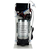 Насос для обратного осмоса WP-P6010 36V 1,35л/мин 40°C в сборе на кронштейне (для мембран 100-150GPD) - фото