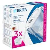 Фильтр-кувшин Brita Marella MXpro 2.4/1.2л белый + 3 картриджа - фото
