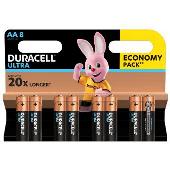 Щелочные батарейки Duracell Ultra Power AA (LR6) 8шт - фото