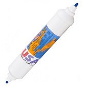 Угольный постфильтр Omnipure CL10RO (трубка Ø6мм) для систем обратного осмоса - фото