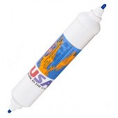 Угольный постфильтр Omnipure CL10RO (трубка Ø6мм) для систем обратного осмоса - фото