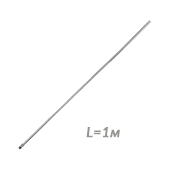 Трубка для смесителя Albertoni M10 х Ø10 1м - фото