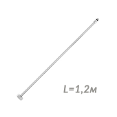 Трубка для смесителя Albertoni M10 х 1/2'' 1,2м - фото