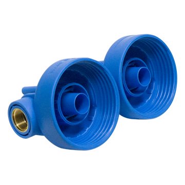 Фильтр-колбы Atlas Filtri DP DUO TS (проз.) Ø3/4'' OT (латунь) 20'' 45° 8 bar KIT ZA1391401 - фото