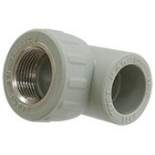 Колено 90° с внутренней резьбой KAS 3/4''-25мм (9624004) - фото