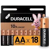 Щелочные батарейки Duracell Basic AA (LR06) MN1500 18шт - фото