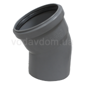 Отвод (колено) Ostendorf ПП d75 угол 30° (113110) - фото