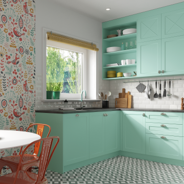 Смеситель для кухни FERRO ZUMBA BZA4M (мята) (гибкий излив) - фото