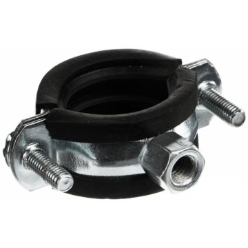 Хомут металлический с изоляцией Erico Macrofix 32-38 (1'') M8 - фото