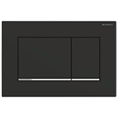 Смывная клавиша (панель) Geberit Sigma 30 черный матовый хром (115.883.14.1) - фото