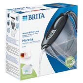 Фильтр-кувшин Brita Marella MXpro Графит 2,4/1,2л с картриджем Maxtra PRO - фото