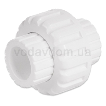 Муфта розбірна ПВХ USTM 1 1/4'' (37214) - фото
