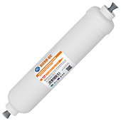 Угольный постфильтр Aquafilter AICRO-QC (трубка Ø6мм) для систем обратного осмоса - фото