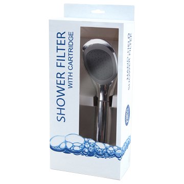 Душова лійка з фільтром Aquafilter FHSH-8-CCH (хром) G1/2'' (з картриджем) - фото