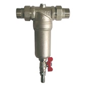 Промывной фильтр Tiemme 3130SM Ø3/4'' 100мкм 95°C 16bar (очистка от механических примесей) - фото