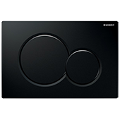 Смывная клавиша (панель) Geberit Sigma 01 черная (115.770.DW.5) - фото