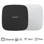 Модуль управления - централь AJAX HUB 2 Plus Ethernet/3G/LTE (черный/белый) - фото