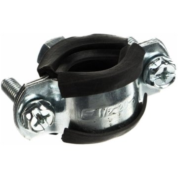 Хомут металлический с изоляцией Erico Macrofix 20-24 (1/2'') M8 - фото