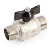 Кран шаровый полнопроходной 1/2'' НН PN40 General Fittings 7100.M3 - фото
