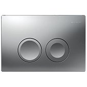 Смывная клавиша Geberit Delta 21 матовый хром (115.125.46.1) - фото