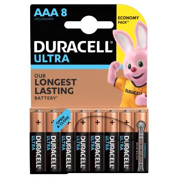 Щелочные батарейки Duracell Ultra Power AAA (LR03) 8шт - фото