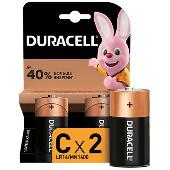 Щелочные батарейки Duracell Basic C (LR14) MN1400 2шт - фото